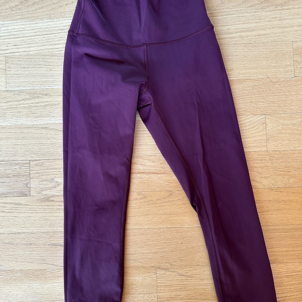 Lululemon Plum High-Waisted Leggings